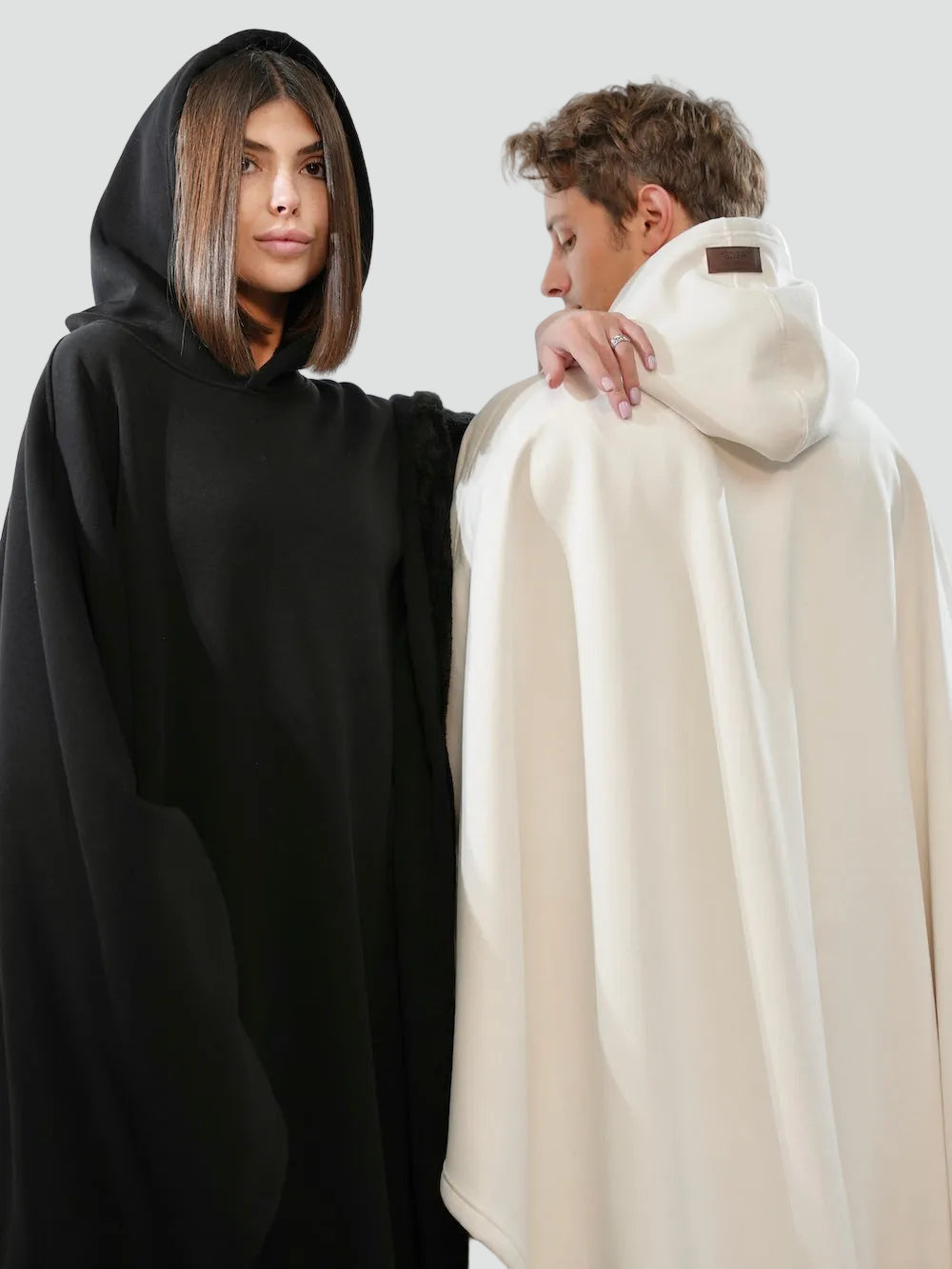 Poncho Oversize À Capuche Pour Femme | Idéal Pour L'automne Et L'hiver