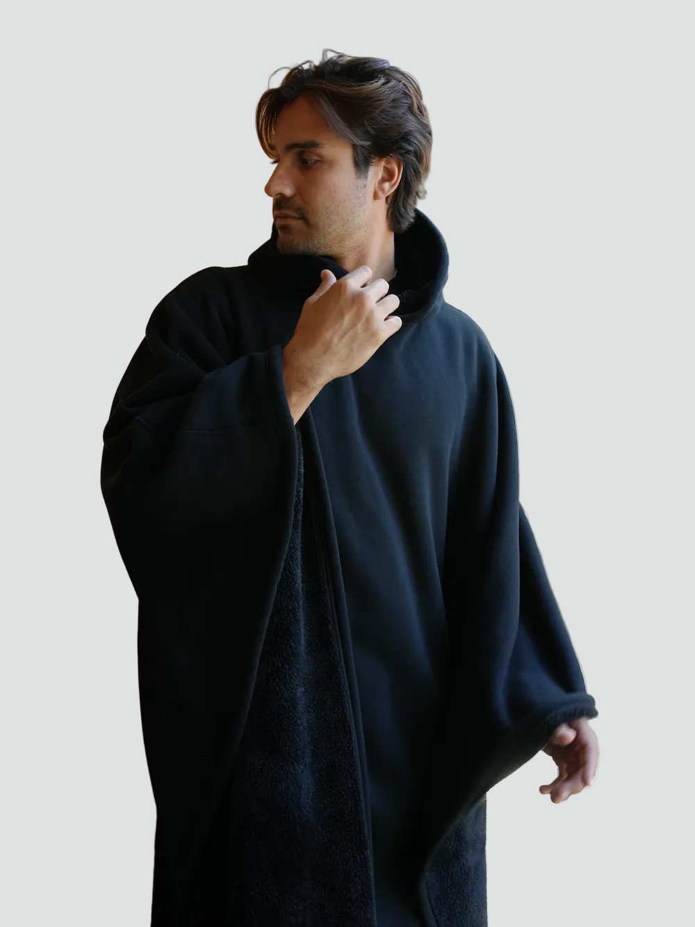Poncho Oversize À Capuche Pour Femme | Idéal Pour L'automne Et L'hiver