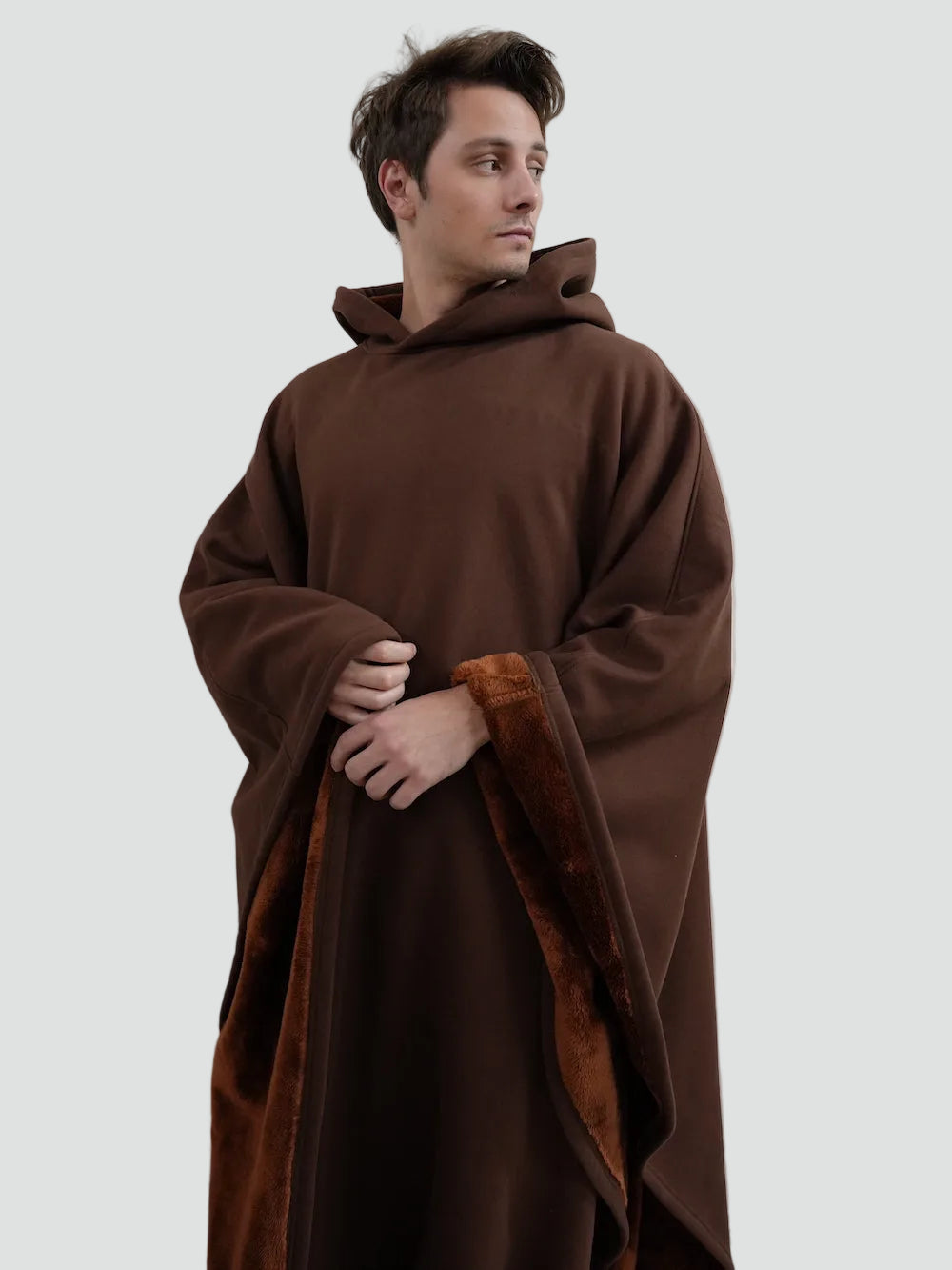 Poncho Oversize À Capuche Pour Femme | Idéal Pour L'automne Et L'hiver
