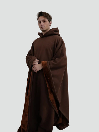 Poncho Oversize À Capuche Pour Femme | Idéal Pour L'automne Et L'hiver