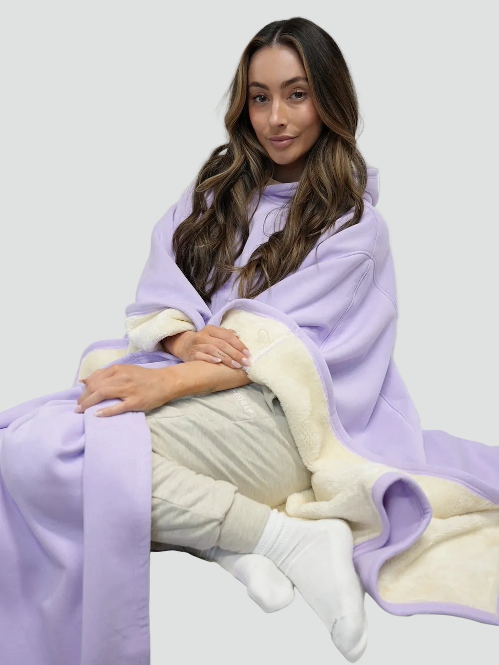 Poncho Oversize À Capuche Pour Femme | Idéal Pour L'automne Et L'hiver