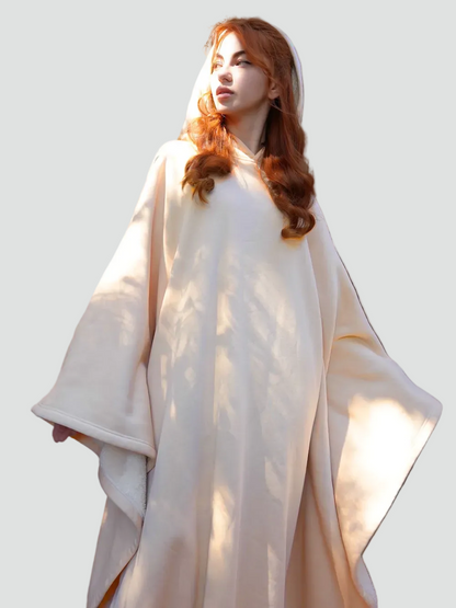 Poncho Oversize À Capuche Pour Femme | Idéal Pour L'automne Et L'hiver