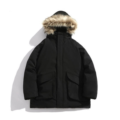 Manteau D’Hiver À Capuche pour Hommes | Idéal pour Saison Froide