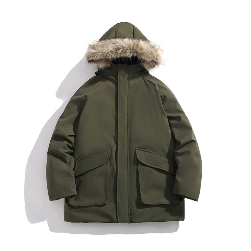 Manteau D’Hiver À Capuche pour Hommes | Idéal pour Saison Froide