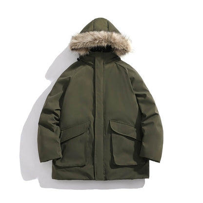 Manteau D’Hiver À Capuche pour Hommes | Idéal pour Saison Froide