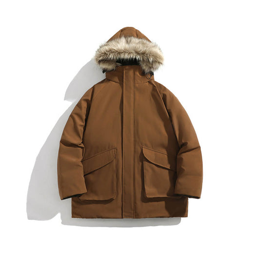 Manteau D’Hiver À Capuche pour Hommes | Idéal pour Saison Froide