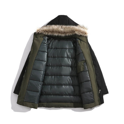 Manteau D’Hiver À Capuche pour Hommes | Idéal pour Saison Froide