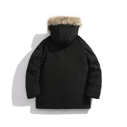 Manteau D’Hiver À Capuche pour Hommes | Idéal pour Saison Froide