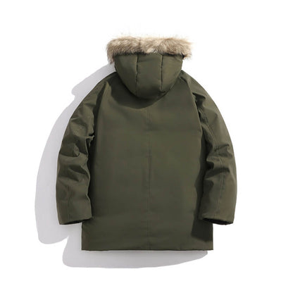 Manteau D’Hiver À Capuche pour Hommes | Idéal pour Saison Froide