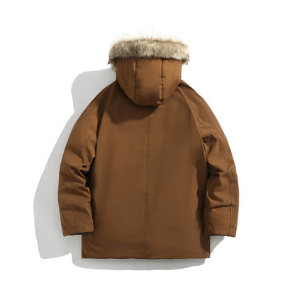 Manteau D’Hiver À Capuche pour Hommes | Idéal pour Saison Froide