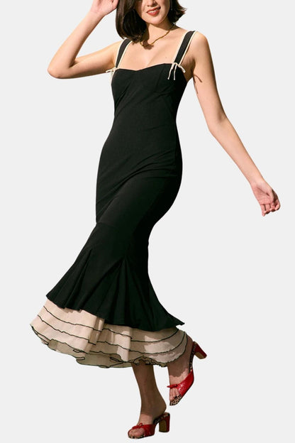 Robe Maxi Avec Encolure Cœur Et Coupe Ajustée Pour Femme | Idéale Pour Les Soirées Et Occasions Formelles