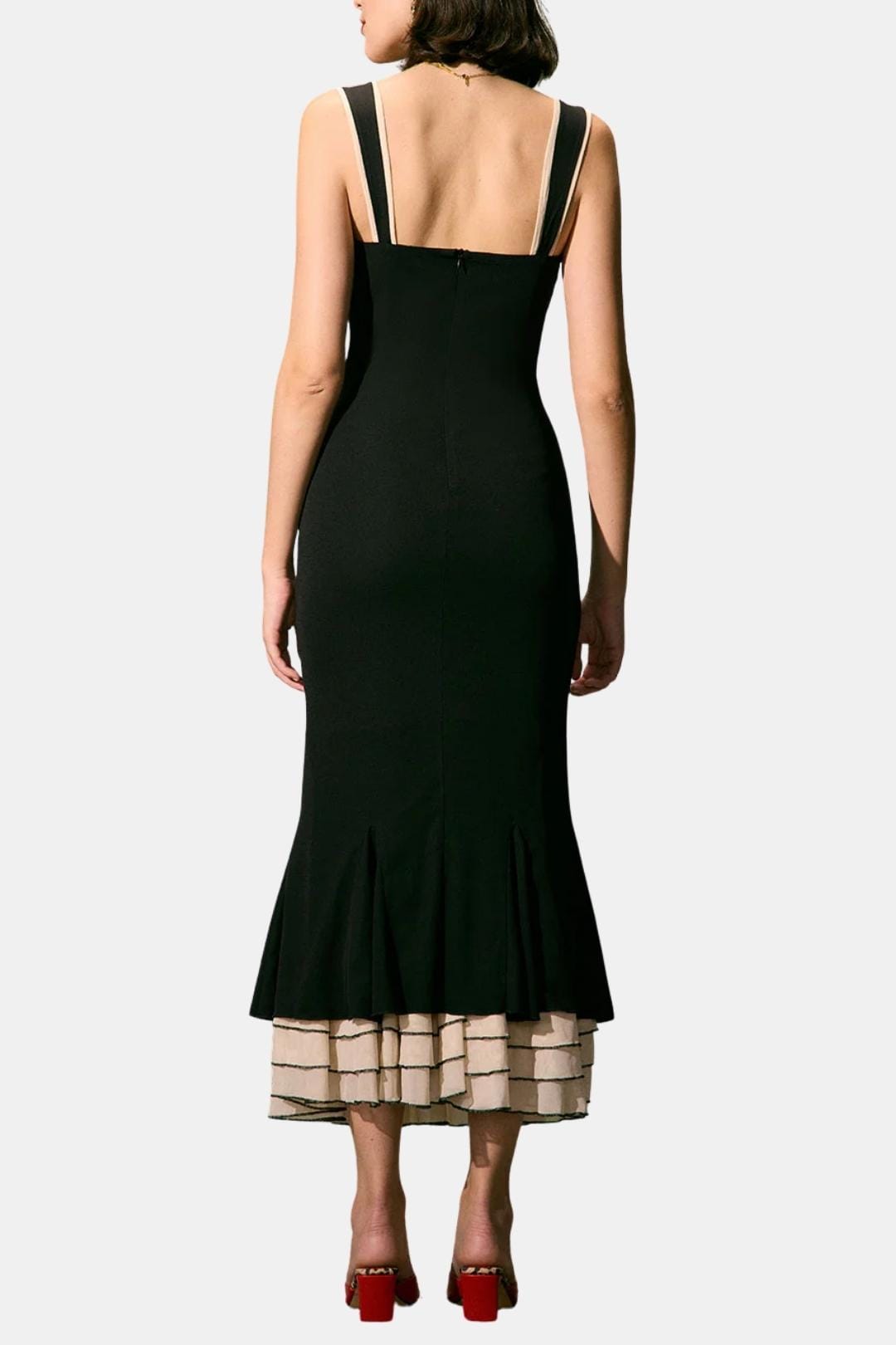 Robe Maxi Avec Encolure Cœur Et Coupe Ajustée Pour Femme | Idéale Pour Les Soirées Et Occasions Formelles