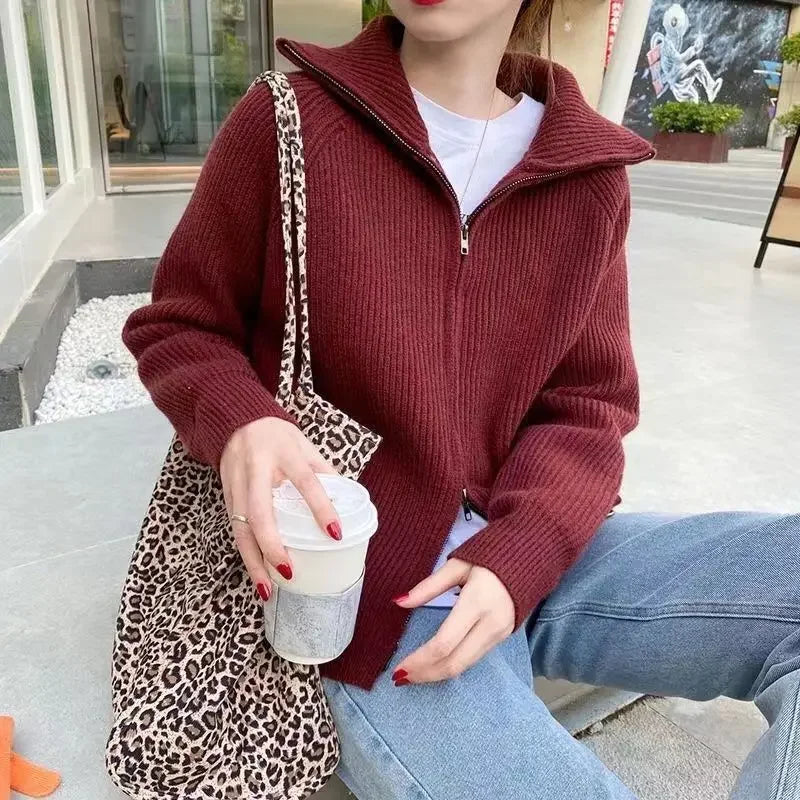 Gilet à col montant pour femmes