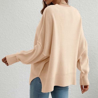 Pull En Maille Avec Coupe Classique Et Manches Longues Pour Femmes | Adapté Aux Tenues Quotidiennes