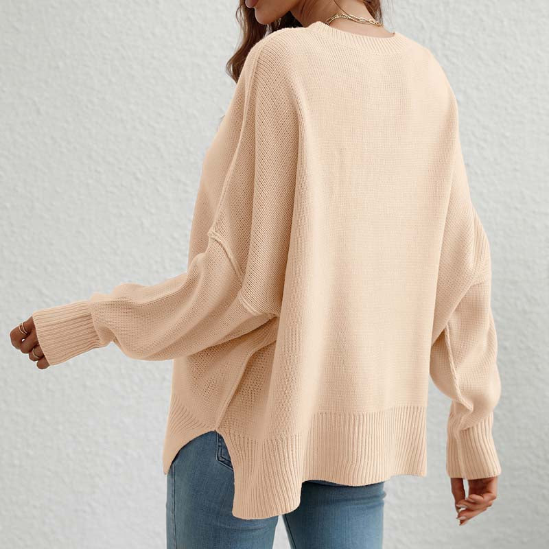 Pull À Manches Longues Avec Design Épuré Pour Femme | Idéal Pour Usage Quotidien
