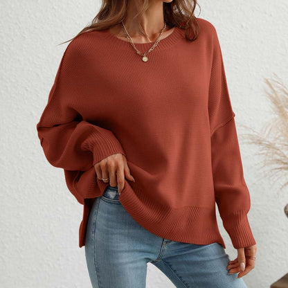 Pull À Manches Longues Avec Design Épuré Pour Femme | Idéal Pour Usage Quotidien