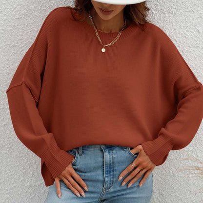 Pull À Manches Longues Avec Design Épuré Pour Femme | Idéal Pour Usage Quotidien