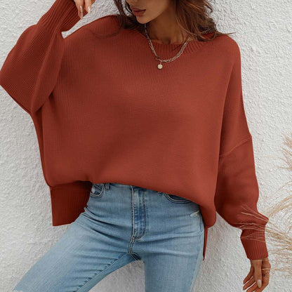 Pull En Maille Avec Coupe Classique Et Manches Longues Pour Femmes | Adapté Aux Tenues Quotidiennes