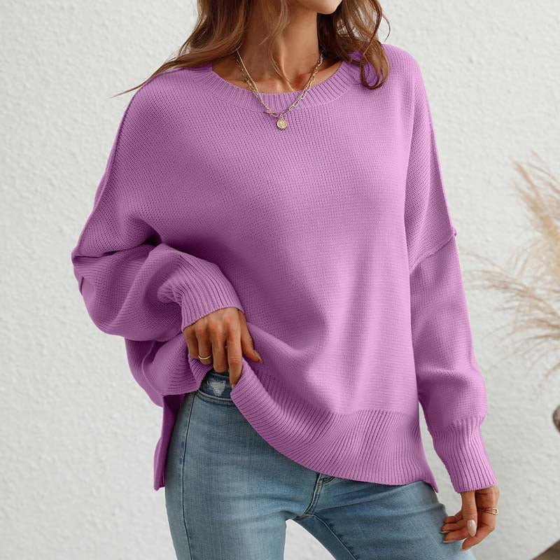Pull À Manches Longues Avec Design Épuré Pour Femme | Idéal Pour Usage Quotidien
