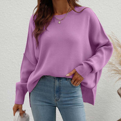 Pull À Manches Longues Avec Design Épuré Pour Femme | Idéal Pour Usage Quotidien