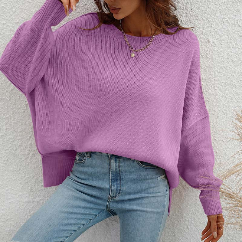 Pull À Manches Longues Avec Design Épuré Pour Femme | Idéal Pour Usage Quotidien