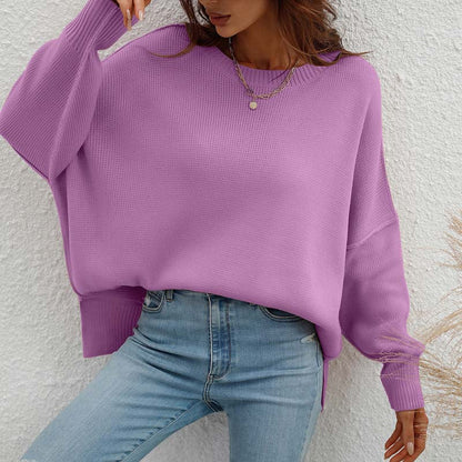 Pull À Manches Longues Avec Design Épuré Pour Femme | Idéal Pour Usage Quotidien