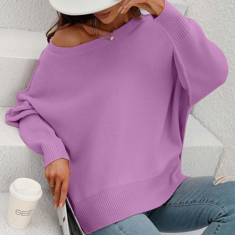 Pull En Maille Avec Coupe Classique Et Manches Longues Pour Femmes | Adapté Aux Tenues Quotidiennes