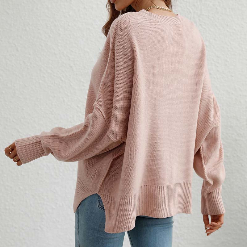 Pull En Maille Avec Coupe Classique Et Manches Longues Pour Femmes | Adapté Aux Tenues Quotidiennes