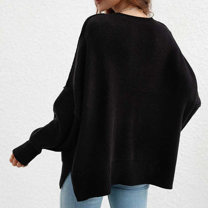 Pull À Manches Longues Avec Design Épuré Pour Femme | Idéal Pour Usage Quotidien