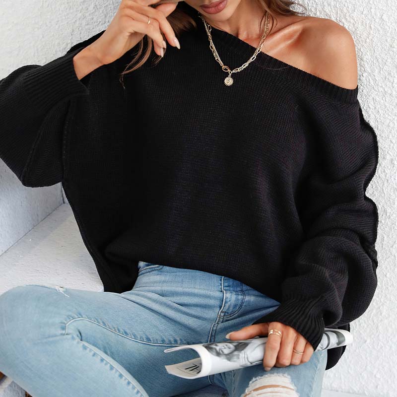 Pull En Maille Avec Coupe Classique Et Manches Longues Pour Femmes | Adapté Aux Tenues Quotidiennes