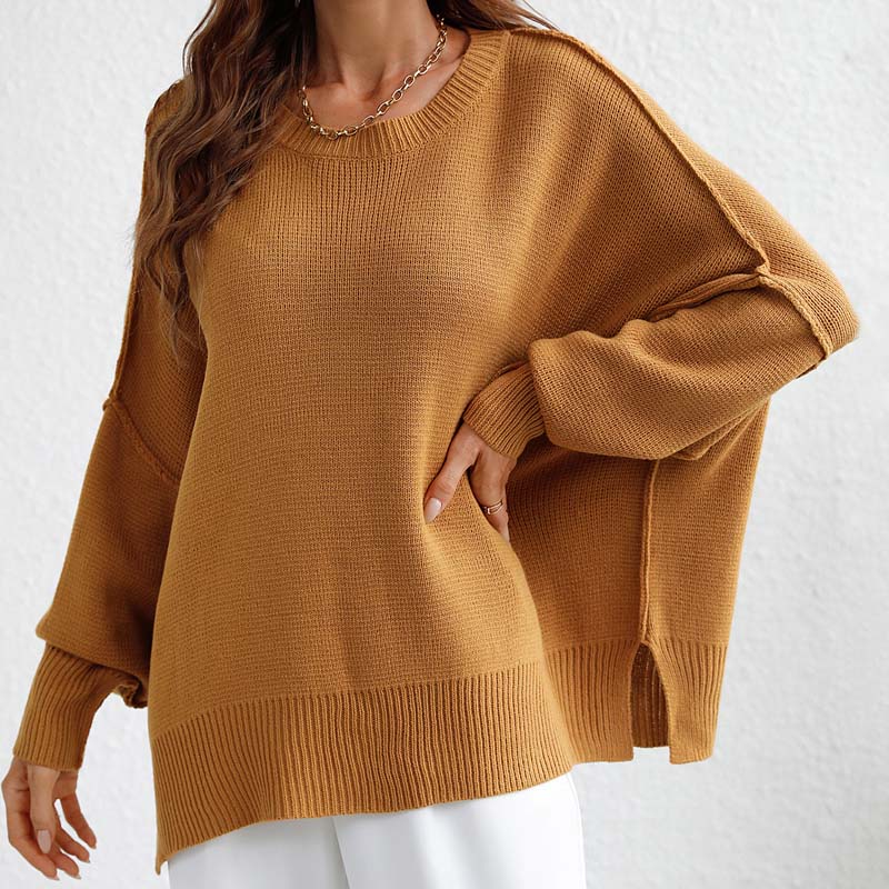 Pull En Maille Avec Coupe Classique Et Manches Longues Pour Femmes | Adapté Aux Tenues Quotidiennes