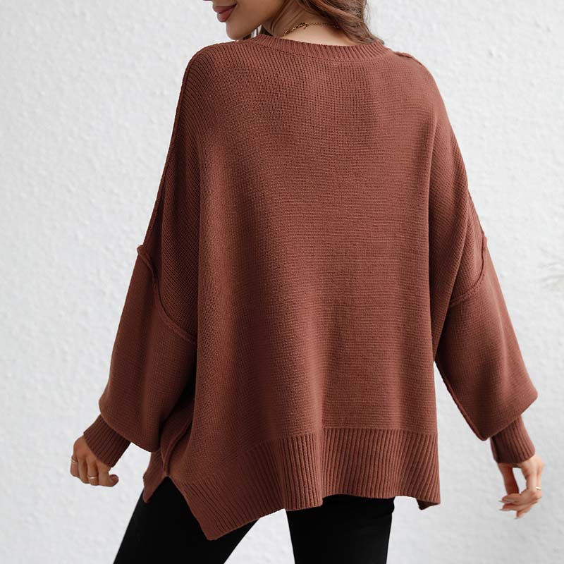 Pull En Maille Avec Coupe Classique Et Manches Longues Pour Femmes | Adapté Aux Tenues Quotidiennes