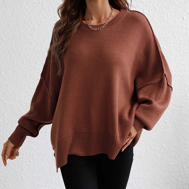 Pull En Maille Avec Coupe Classique Et Manches Longues Pour Femmes | Adapté Aux Tenues Quotidiennes