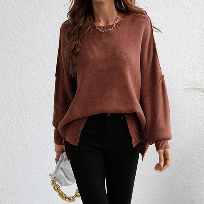 Pull À Manches Longues Avec Design Épuré Pour Femme | Idéal Pour Usage Quotidien