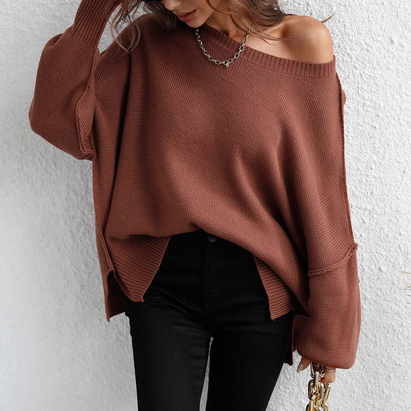 Pull En Maille Avec Coupe Classique Et Manches Longues Pour Femmes | Adapté Aux Tenues Quotidiennes