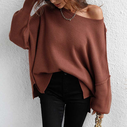 Pull En Maille Avec Coupe Classique Et Manches Longues Pour Femmes | Adapté Aux Tenues Quotidiennes