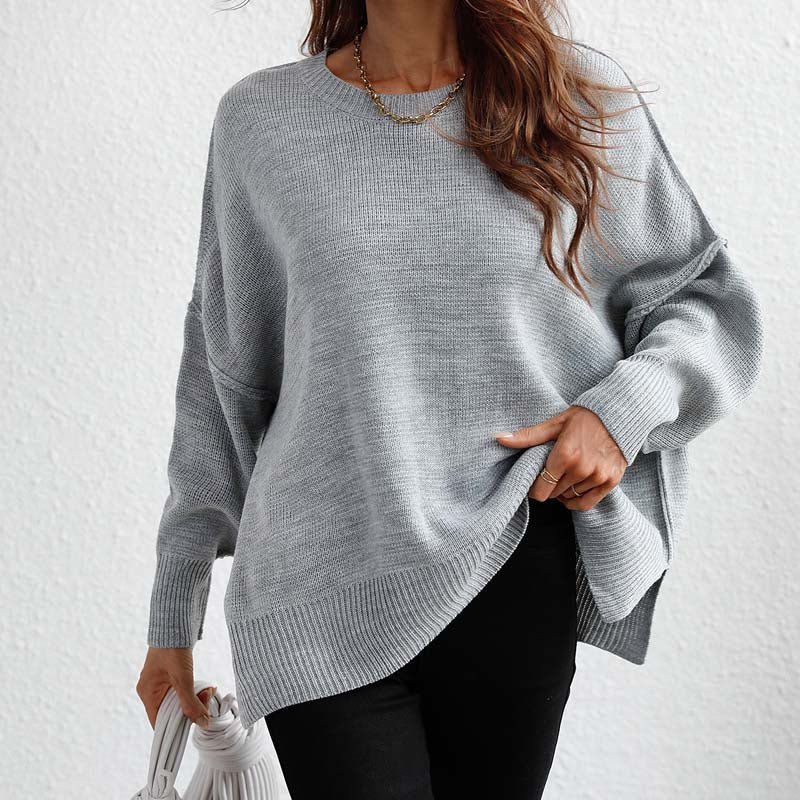 Pull À Manches Longues Avec Design Épuré Pour Femme | Idéal Pour Usage Quotidien