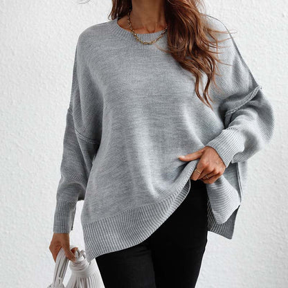 Pull À Manches Longues Avec Design Épuré Pour Femme | Idéal Pour Usage Quotidien