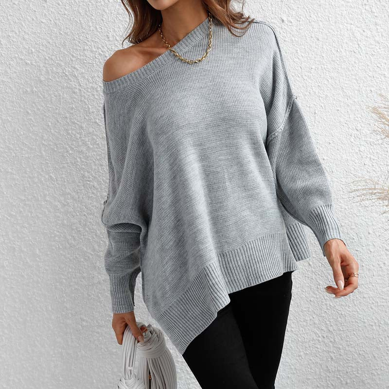 Pull À Manches Longues Avec Design Épuré Pour Femme | Idéal Pour Usage Quotidien