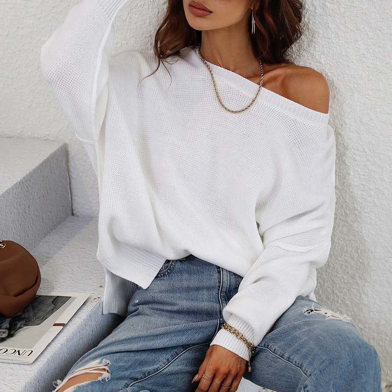 Pull À Manches Longues Avec Design Épuré Pour Femme | Idéal Pour Usage Quotidien