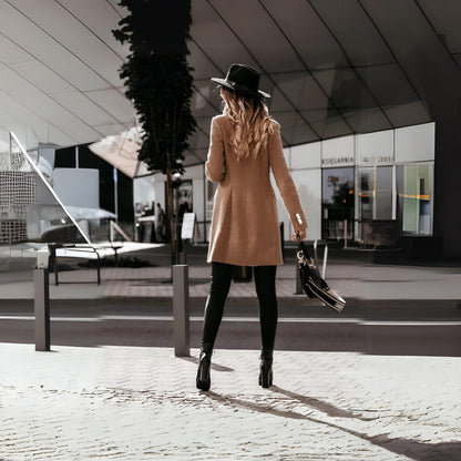 Veste avec Fermeture Frontale et Coupe Structurée pour Femme | Idéal pour Usage Quotidien et Sorties