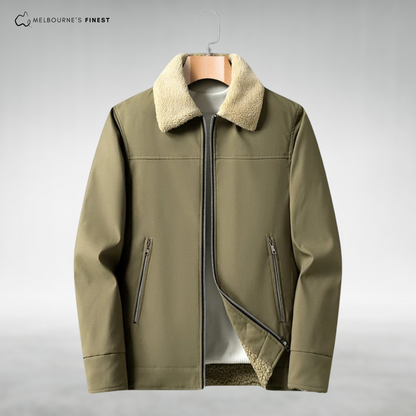 Veste Décontractée avec Doublure et Poches Zippées pour Hommes | Idéale pour l’Hiver