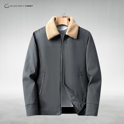Veste Décontractée avec Doublure et Poches Zippées pour Hommes | Idéale pour l’Hiver