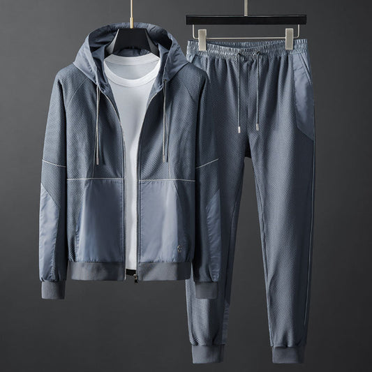 Ensemble De Survêtement Léger pour Homme avec Poches Zippées | Idéal pour Le Sport Et Les Loisirs