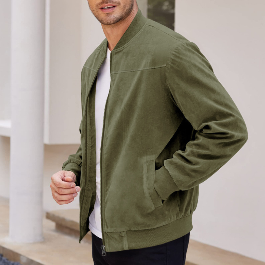 Veste Bomber Avec Poches Latérales Pour Homme | Idéal Pour La Mi-Saison