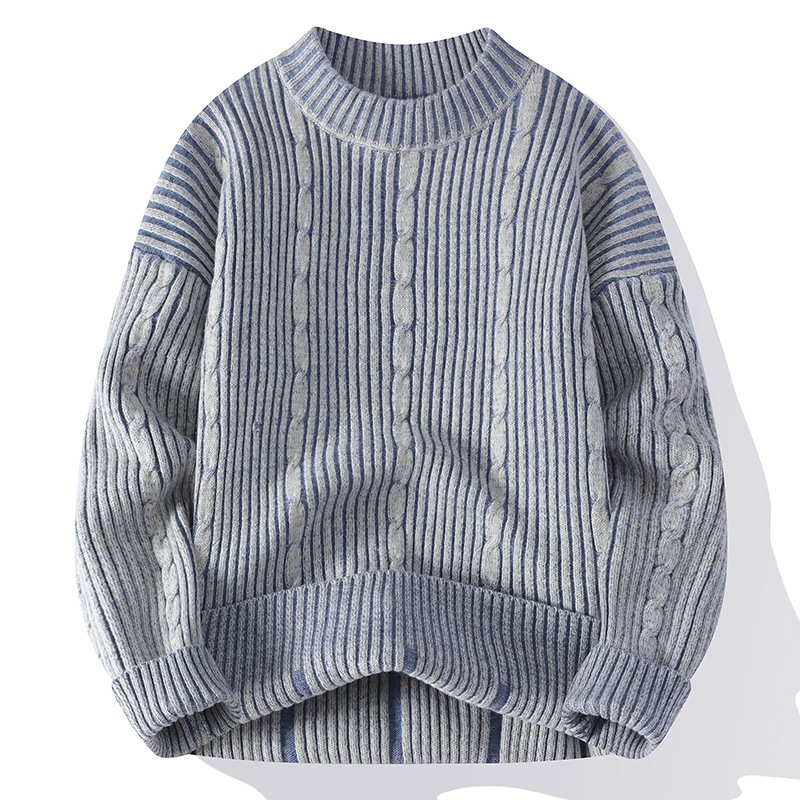Pull avec Motif Côtelé et Torsadé pour Adultes | Idéal pour Les Sorties Par Temps Frais