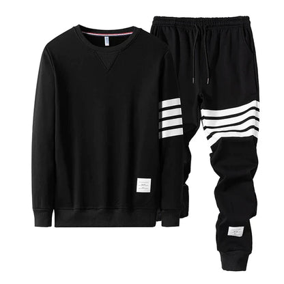 Ensemble Homme Avec Pull Manches Longues Et Pantalon Jogging | Idéal Pour Les Loisirs Et Les Sorties Décontractées