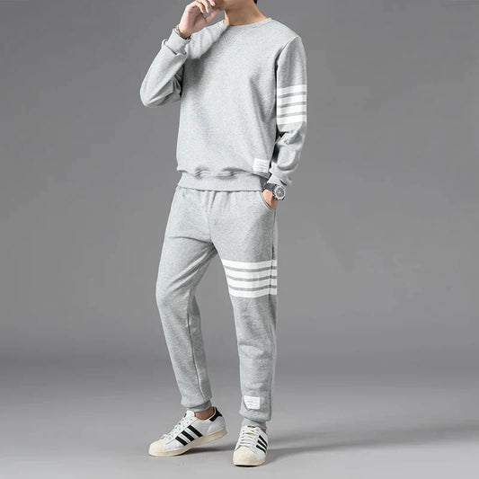 Ensemble Homme Avec Pull Manches Longues Et Pantalon Jogging | Idéal Pour Les Loisirs Et Les Sorties Décontractées