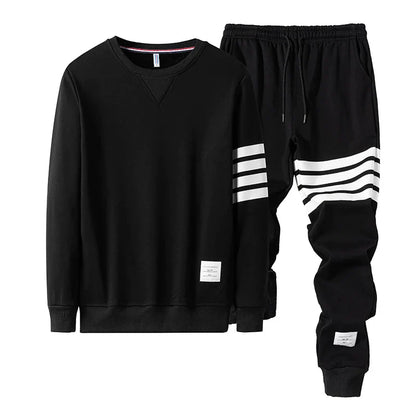 Ensemble Homme Avec Pull Manches Longues Et Pantalon Jogging | Idéal Pour Les Loisirs Et Les Sorties Décontractées