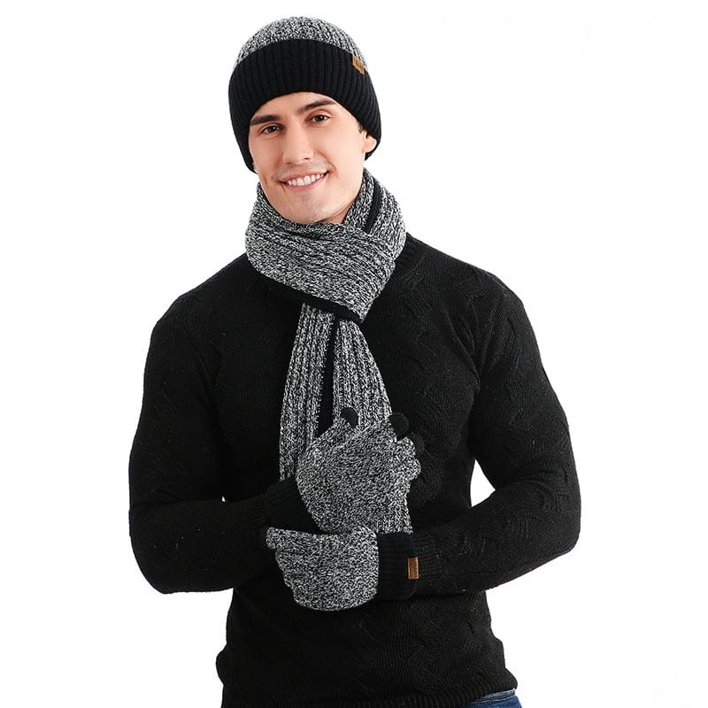 Ensemble D’Hiver avec Bonnet, Écharpe Et Gants | Idéal pour Les Journées Froides